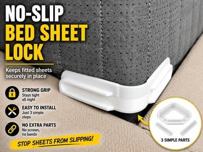 No-Slip Bed Sheet Lock