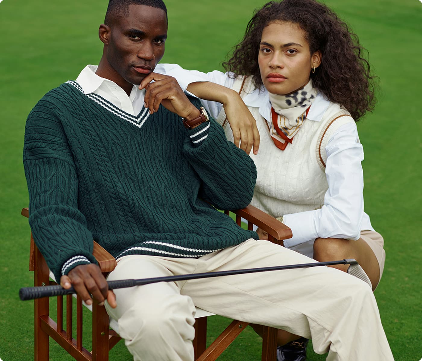 Models showcasing fashion styles